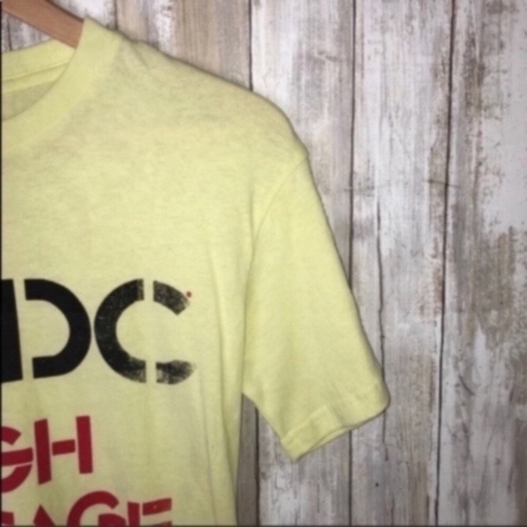AC/DC High Voltage Yellow Tee - Picture 4 of 5